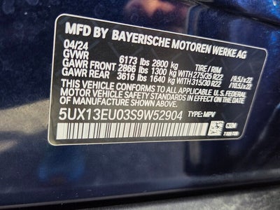 2025 BMW X5 sDrive40i sDrive40i