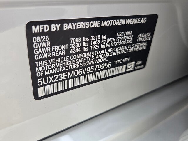 2027 BMW X7 xDrive40i xDrive40i