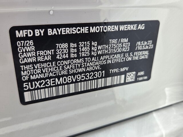2027 BMW X7 xDrive40i xDrive40i