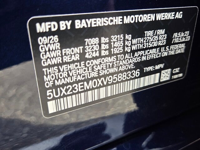 2027 BMW X7 xDrive40i xDrive40i