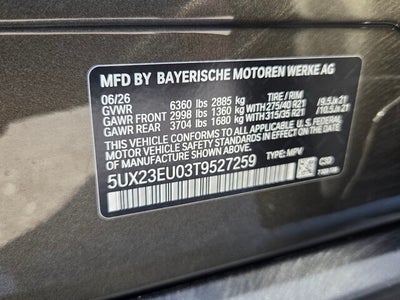 2026 BMW X5 xDrive40i xDrive40i