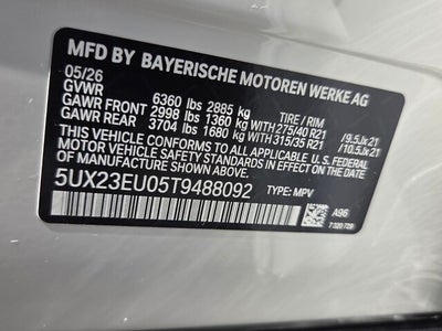 2026 BMW X5 xDrive40i xDrive40i
