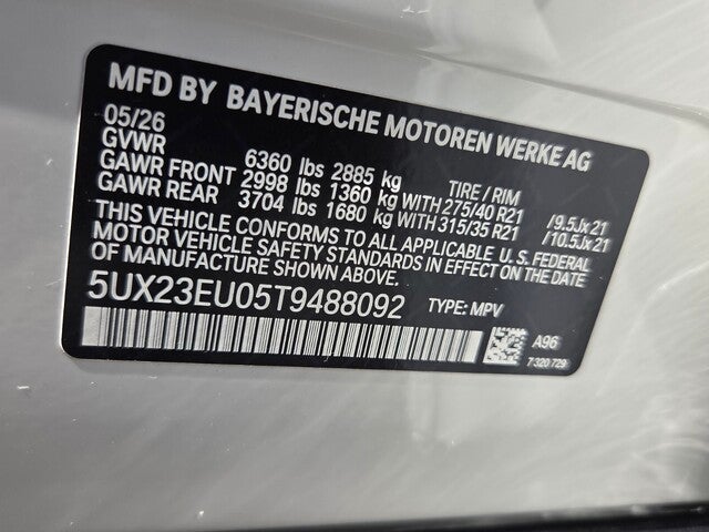 2026 BMW X5 xDrive40i xDrive40i