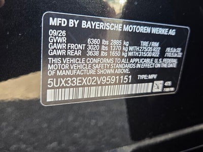 2027 BMW X6 xDrive40i xDrive40i