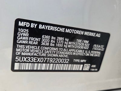 2026 BMW X6 xDrive40i xDrive40i