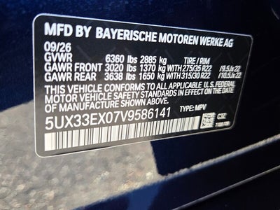 2027 BMW X6 xDrive40i xDrive40i