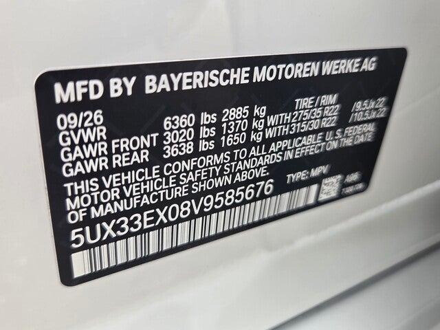 2027 BMW X6 xDrive40i xDrive40i