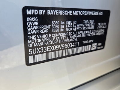 2027 BMW X6 xDrive40i xDrive40i