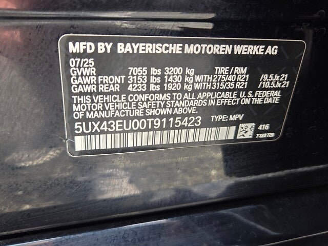 2026 BMW X5 xDrive50e xDrive50e