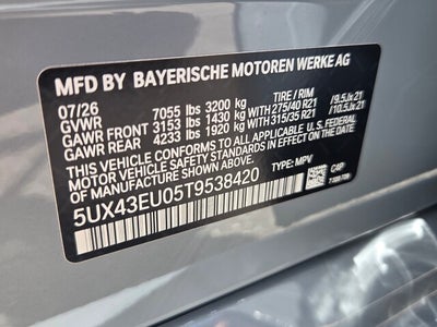 2026 BMW X5 xDrive50e xDrive50e
