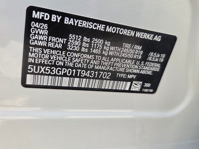 2026 BMW X3 30 xDrive 30 xDrive