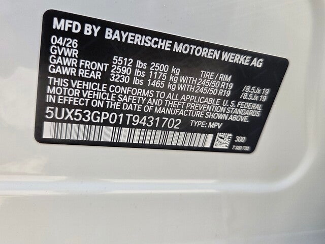 2026 BMW X3 30 xDrive 30 xDrive