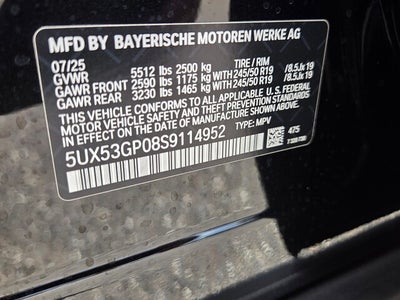2025 BMW X3 30 xDrive 30 xDrive