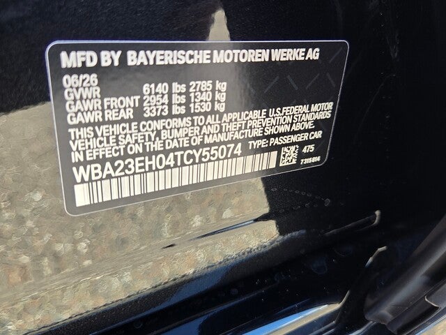 2026 BMW 740i 740i