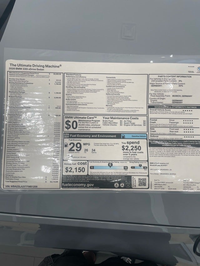 2026 BMW 330i xDrive 330i xDrive