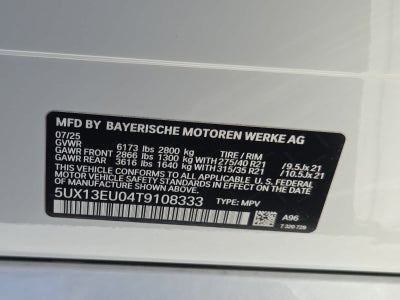 2026 BMW X5 sDrive40i sDrive40i
