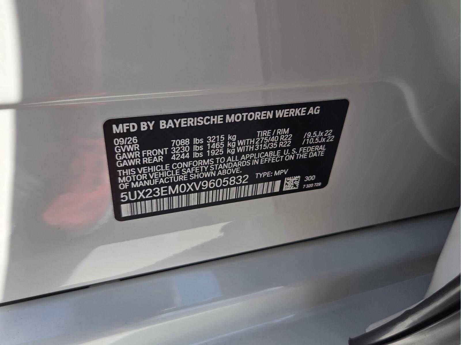 2027 BMW X7 xDrive40i xDrive40i