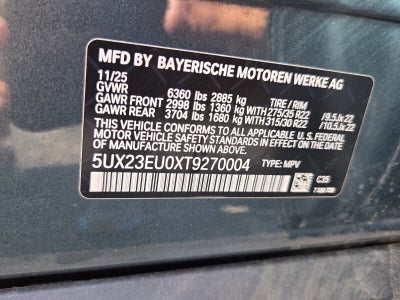 2026 BMW X5 xDrive40i xDrive40i