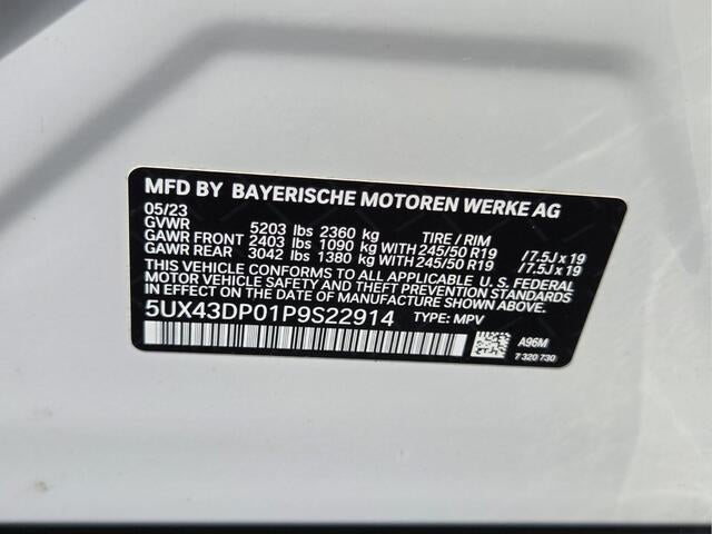 2023 BMW X3 sDrive30i sDrive30i