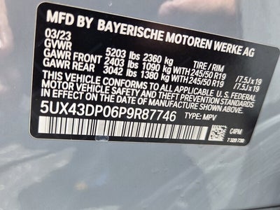 2023 BMW X3 sDrive30i sDrive30i