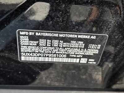 2023 BMW X3 sDrive30i sDrive30i