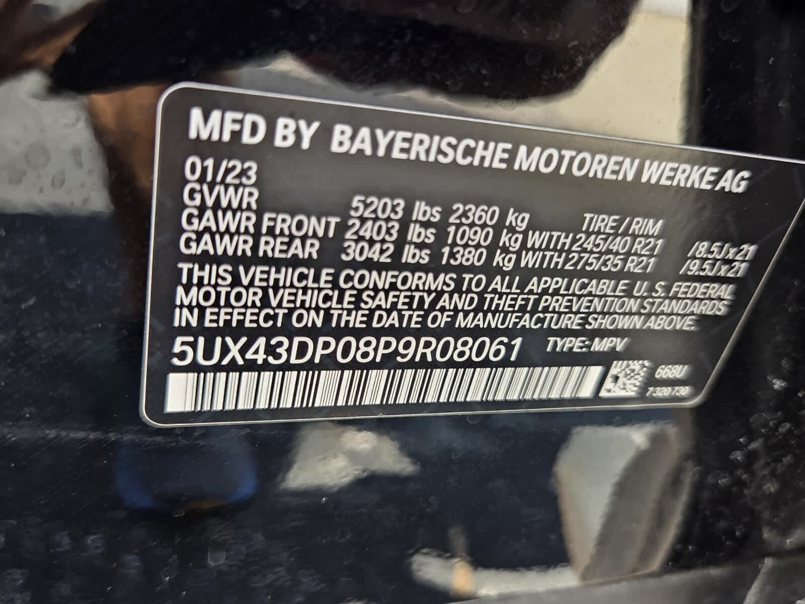 2023 BMW X3 sDrive30i sDrive30i