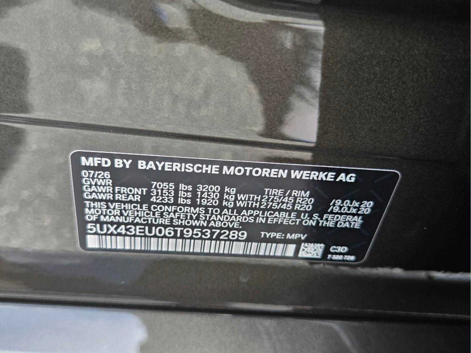 2026 BMW X5 xDrive50e xDrive50e