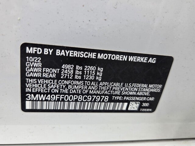 2023 BMW 3 SERIES M340i xDrive