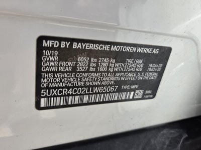 2020 BMW X5 sDrive40i sDrive40i