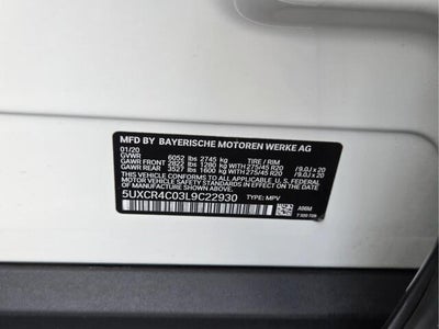 2020 BMW X5 sDrive40i sDrive40i