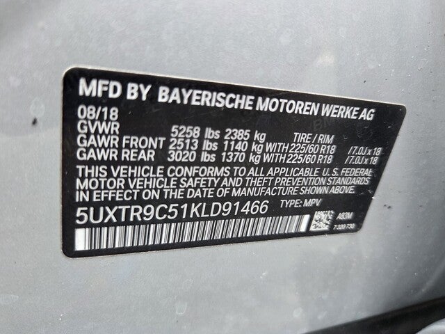 2019 BMW X3 xDrive30i xDrive30i