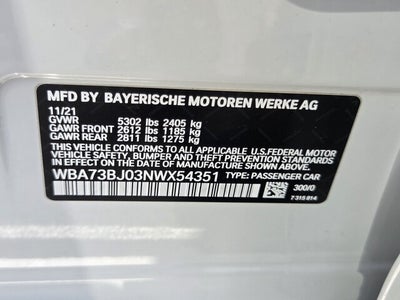 2022 BMW 540i xDrive 540i xDrive