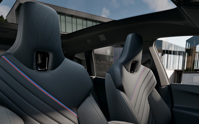 Interior seats and upholstery of the BMW iX M70. | Tom Bush BMW Orange Park in Jacksonville FL