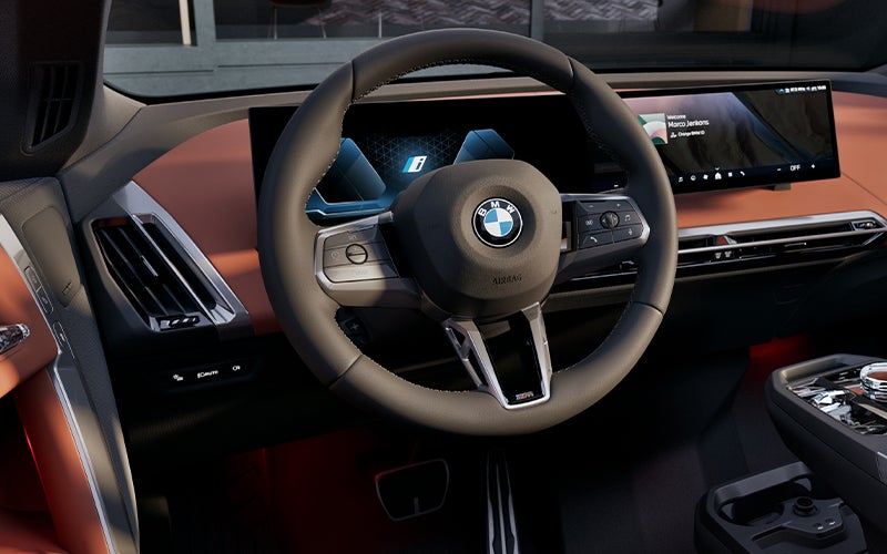 The BMW iX steering wheel. | Tom Bush BMW Orange Park in Jacksonville FL