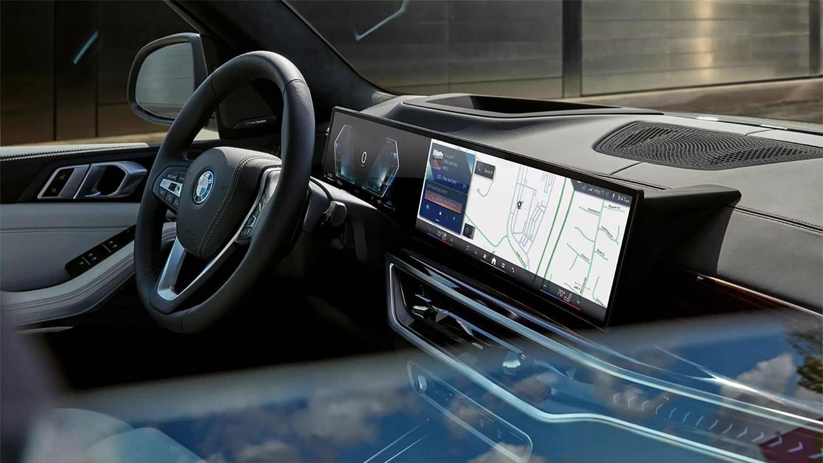 BMW Curved Display and cockpit inside the 2026 BMW X5