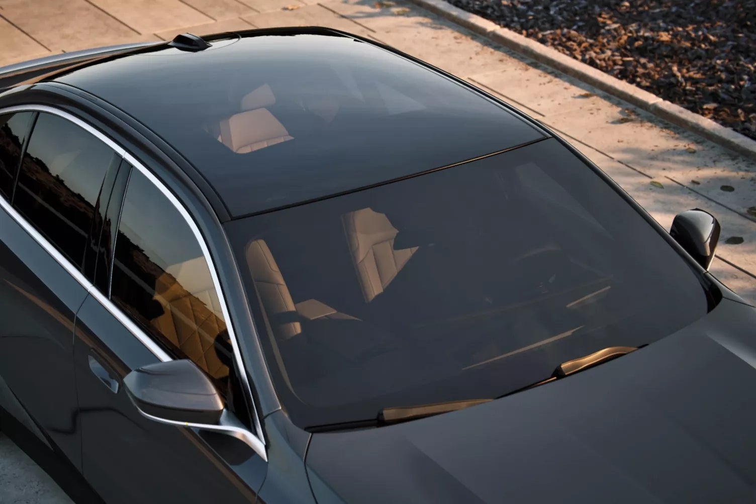 rooftop shot of a 2026 BMW 5 Series Sedan